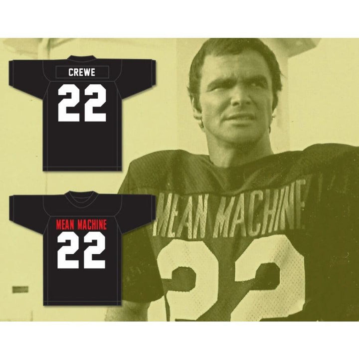 CUSTOM ANY Name Number BURT REYNOLDS 22 PAUL CREWE MEAN MACHINE CONVICTS Football Jersey Top Stitched S-6XL