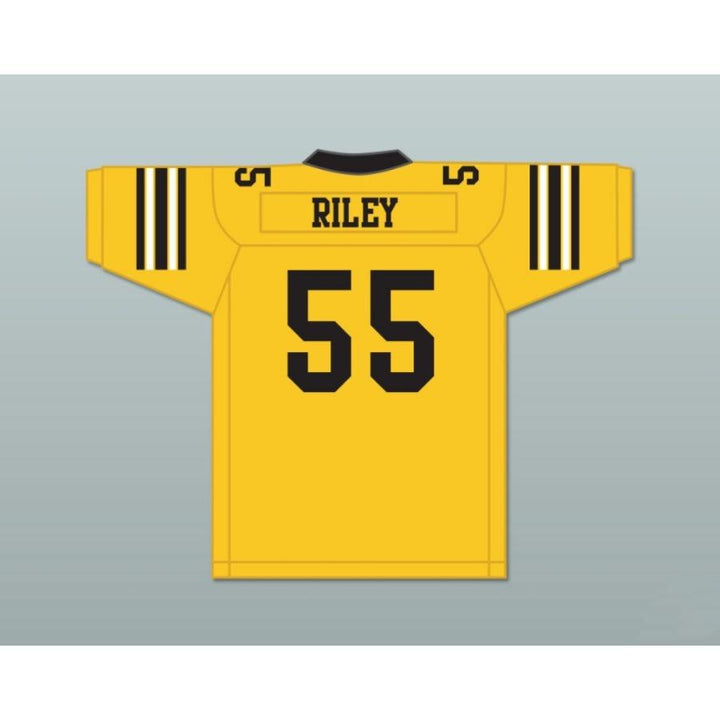 CUSTOM ANY Name Number BRIAN RILEY 55 AMPIPE HIGH SCHOOL BULLDOGS Football Jersey Top Stitched S-6XL