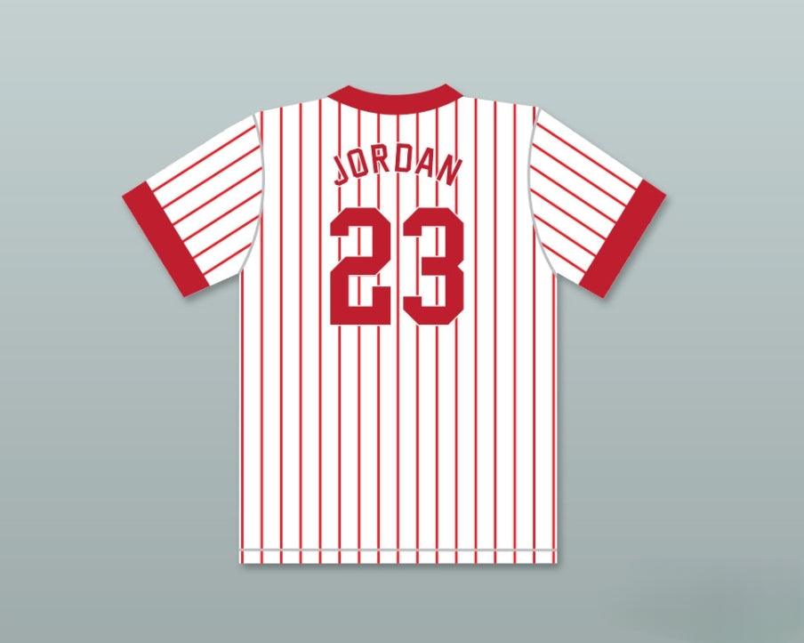 Custom Any Name Number MICHAEL  23 PARKERS LITTLE LEAGUE PINSTRIPED BASEBALL JERSEY Top Stitched S-6XL