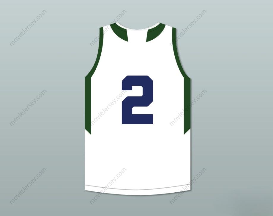 CUSTOM ANY Name Number LONZO BALL 2   HIGH SCHOOL HUSKIES WHITE BASKETBALL JERSEY 2 Top Stitched S-6XL