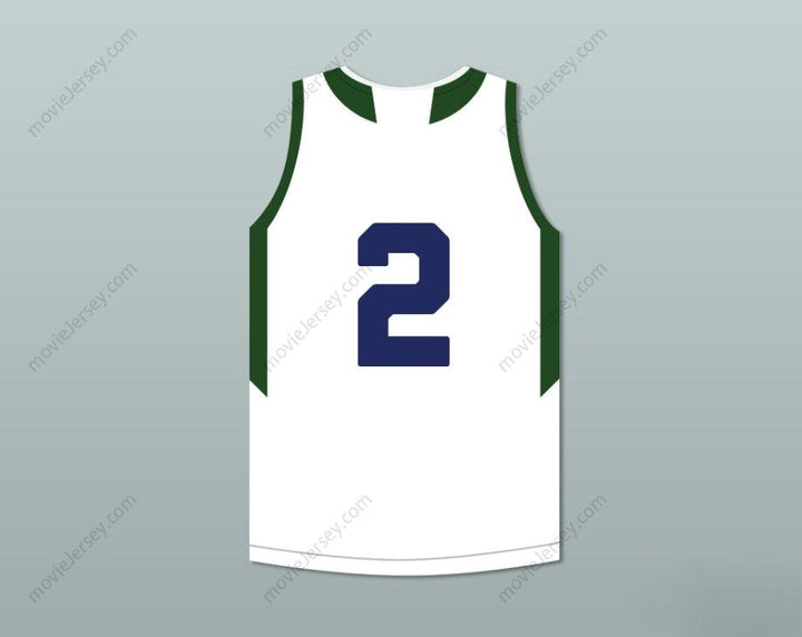 CUSTOM ANY Name Number LONZO BALL 2   HIGH SCHOOL HUSKIES WHITE BASKETBALL JERSEY 2 Top Stitched S-6XL