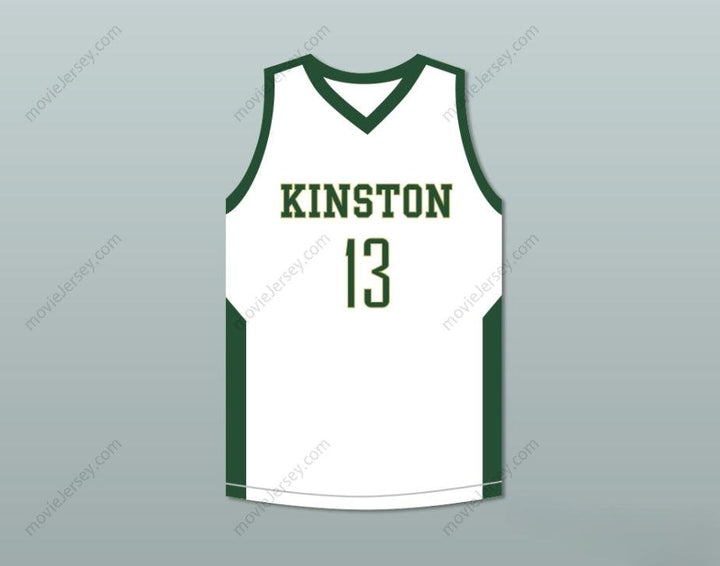 CUSTOM ANY Name Number BRANDON INGRAM 13  HIGH SCHOOL VIKINGS WHITE BASKETBALL JERSEY Top Stitched S-6XL