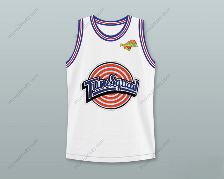 CUSTOM ANY Name Number BUGS BUNNY 1 TUNE SQUAD BASKETBALL JERSEY WITH SPACE JAM PATCH Top Stitched S-6XL