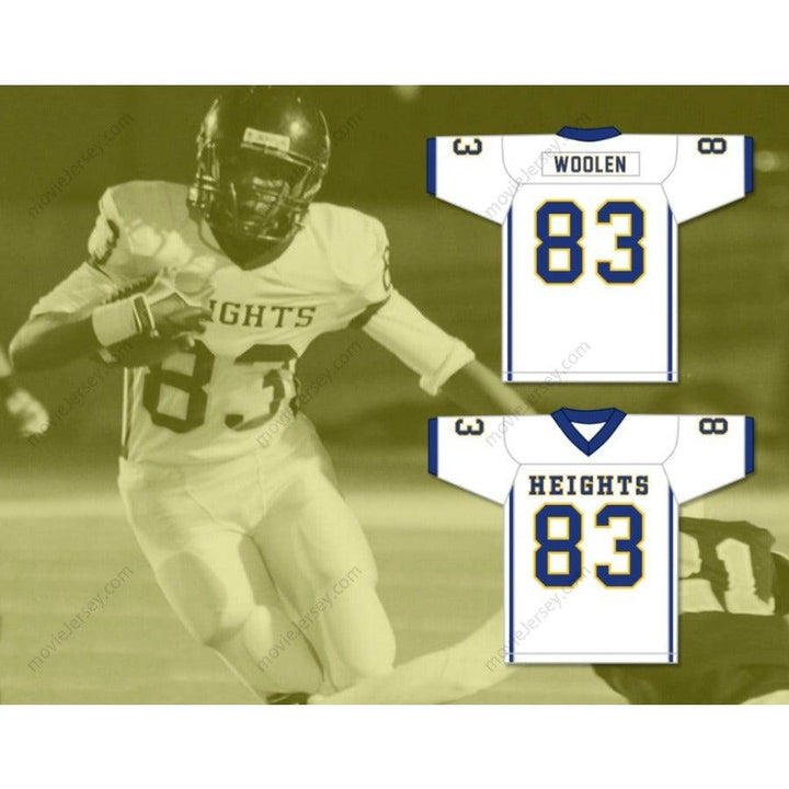 CUSTOM ANY Name Number TARIQ WOOLEN 83 ARLINGTON HEIGHTS HIGH SCHOOL YELLOW JACKETS Football Jersey Top Stitched S-6XL