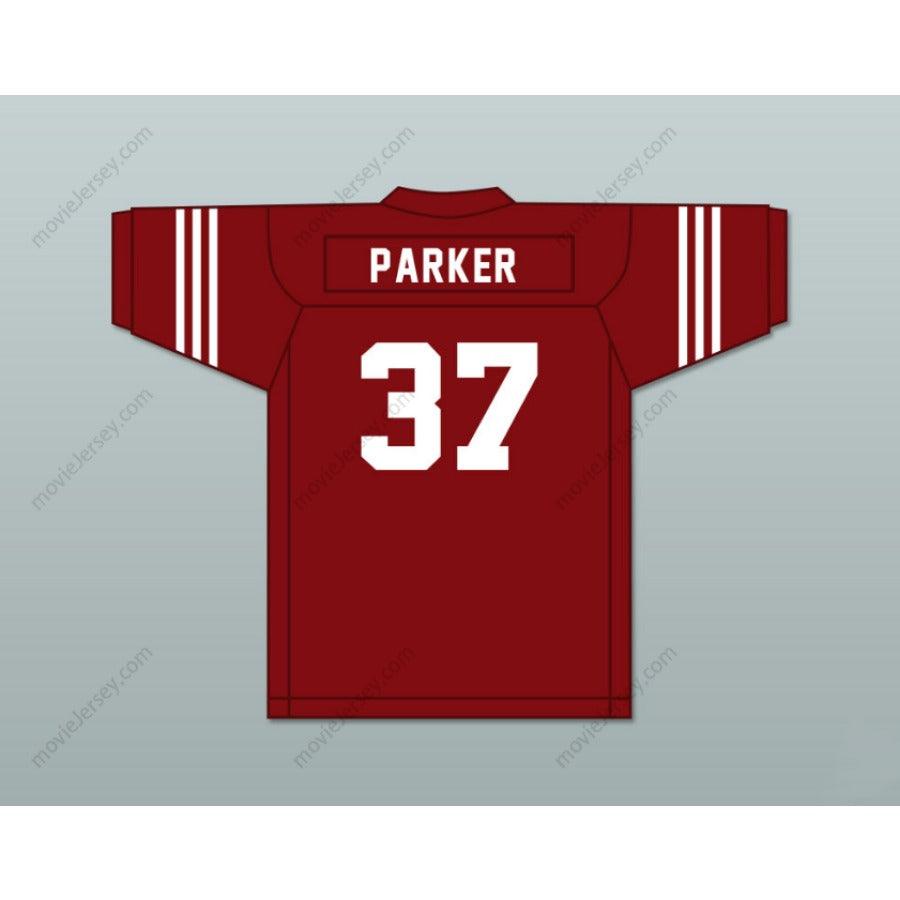 CUSTOM ANY Name Number JIM PARKER 37 SCOTT HIGH SCHOOL BULLDOGS MAROON FOOTBALL JERSEY Top Stitched S-6XL