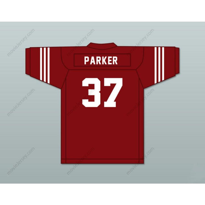 CUSTOM ANY Name Number JIM PARKER 37 SCOTT HIGH SCHOOL BULLDOGS MAROON FOOTBALL JERSEY Top Stitched S-6XL