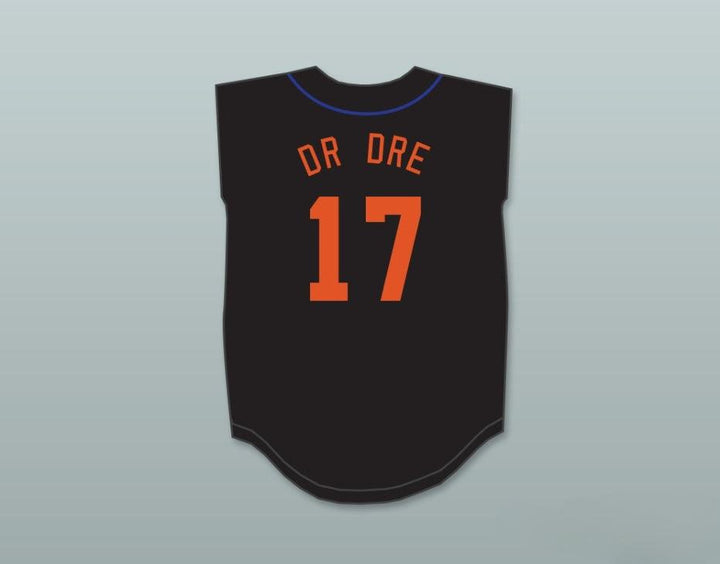 Custom Any Name Number DR DRE 17 STARS SOFTBALL JERSEY 10TH ANNUAL ROCK 'N JOCK SOFTBALL CHALLENGE 1999 Top Stitched S-6XL