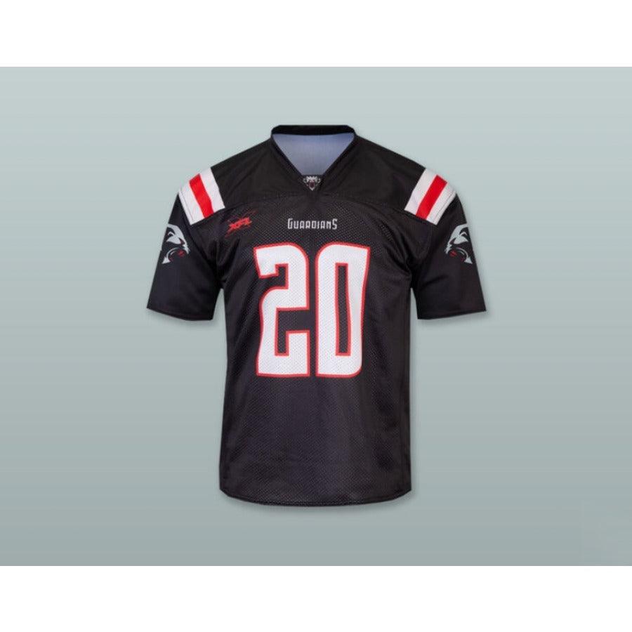 CUSTOM ANY Name Number NEW YORK 20 HOME BLACK Football Jersey Top Stitched S-6XL