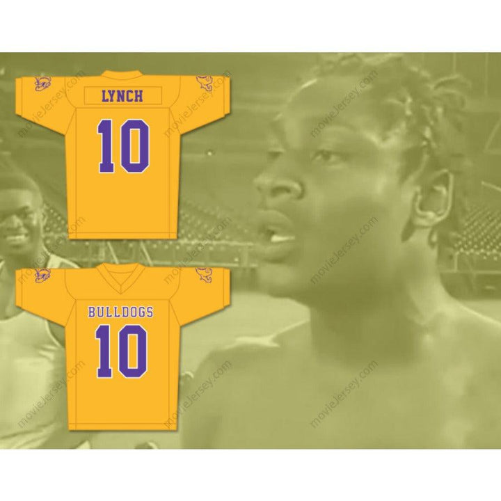 CUSTOM NMARSHAWN LYNCH 10 TECHNICAL FOOTBALL JERSEY INCLUDES BULLDOG ALL Stitched S-6XL