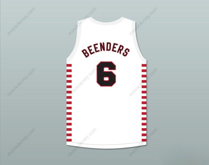 CUSTOM ANY Name Number HANK BEENDERS 6 PROVIDENCE STEAMROLLERS WHITE BASKETBALL JERSEY 2 Top Stitched S-6XL