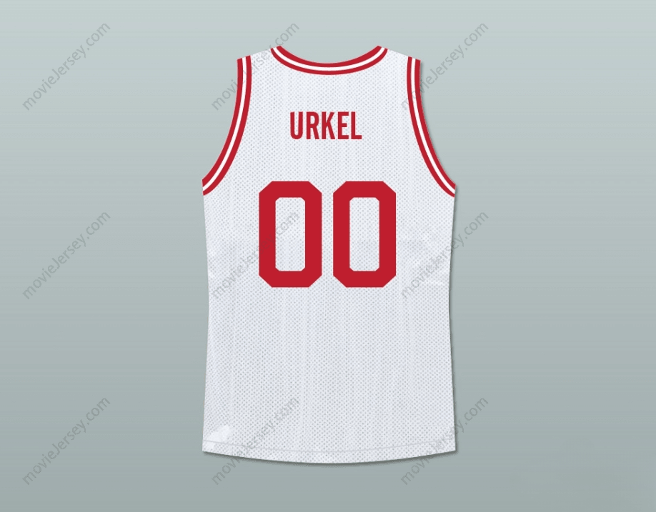 CUSTOM ANY Name Number FAMILY MATTERS STEVE URKEL 00 VANDERBILT MUSKRATS HIGH SCHOOL WHITE BASKETBALL JERSEY Top Stitched S-6XL