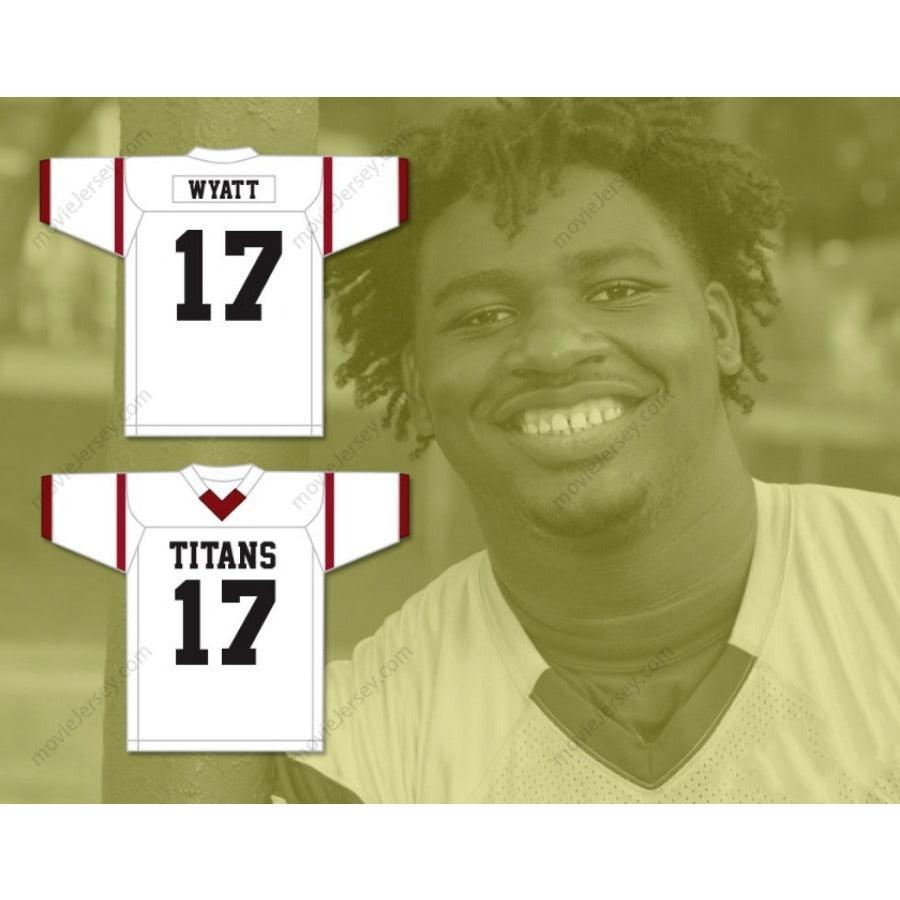 CUSTOM ANY Name Number DEVONTE WYATT 17 TOWERS HIGH SCHOOL TITANS Football Jersey Top Stitched S-6XL
