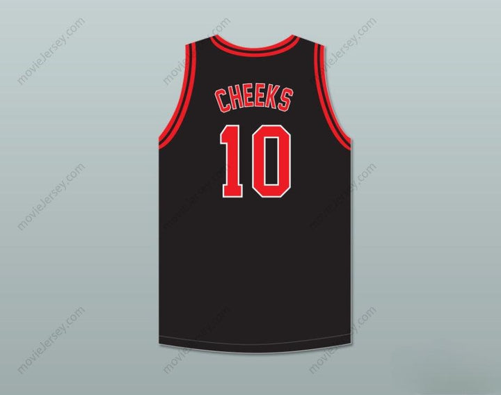 CUSTOM ANY Name Number MAURICE CHEEKS 10 DUSABLE HIGH SCHOOL PANTHERS BLACK BASKETBALL JERSEY 2 Top Stitched S-6XL