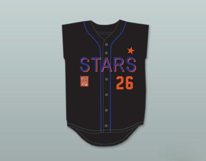 Custom Any Name Number TOM ARNOLD 26 STARS SOFTBALL JERSEY 10TH ANNUAL ROCK 'N JOCK SOFTBALL CHALLENGE 1999 Top Stitched S-6XL