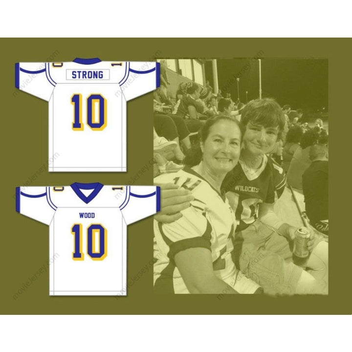 CUSTOM ANY Name Number CARSON STRONG 10 WILL C. WOOD HIGH SCHOOL WILDCATS Football Jersey Top Stitched S-6XL