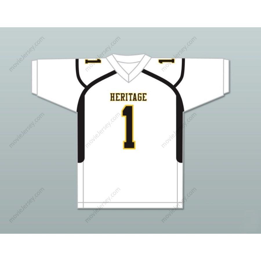 CUSTOM ANY Name Number SONY MICHEL 1 AMERICAN HERITAGE SCHOOL PATRIOTS Football Jersey Top Stitched S-6XL