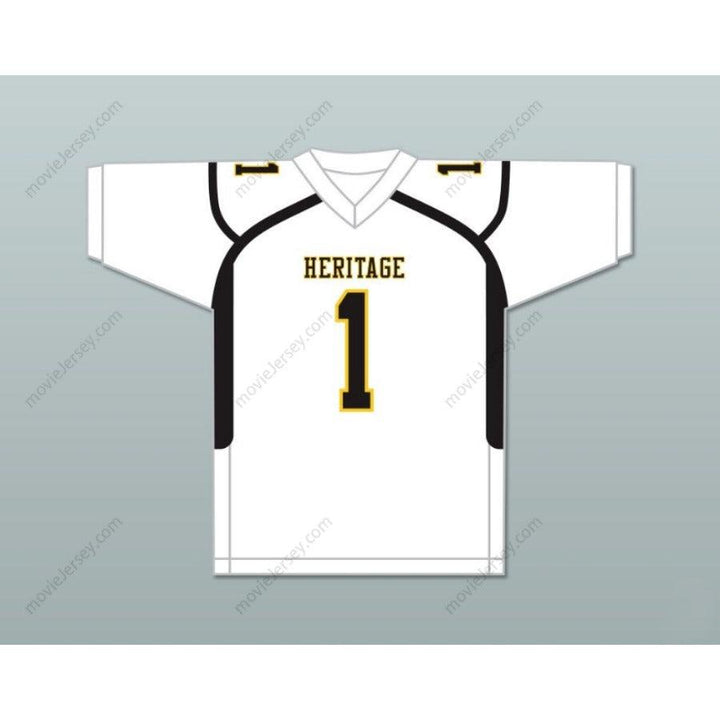 CUSTOM ANY Name Number SONY MICHEL 1 AMERICAN HERITAGE SCHOOL PATRIOTS Football Jersey Top Stitched S-6XL