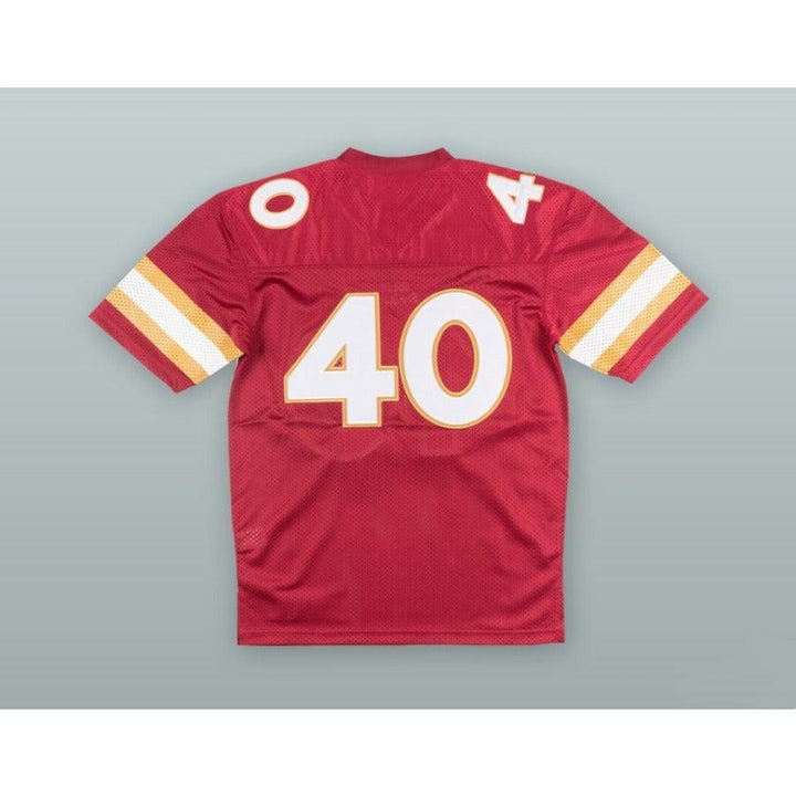 CUSTOM ANY Name Number OLDE ENGLISH 800 MALT LIQUOR 40 RED Football Jersey Top Stitched S-6XL
