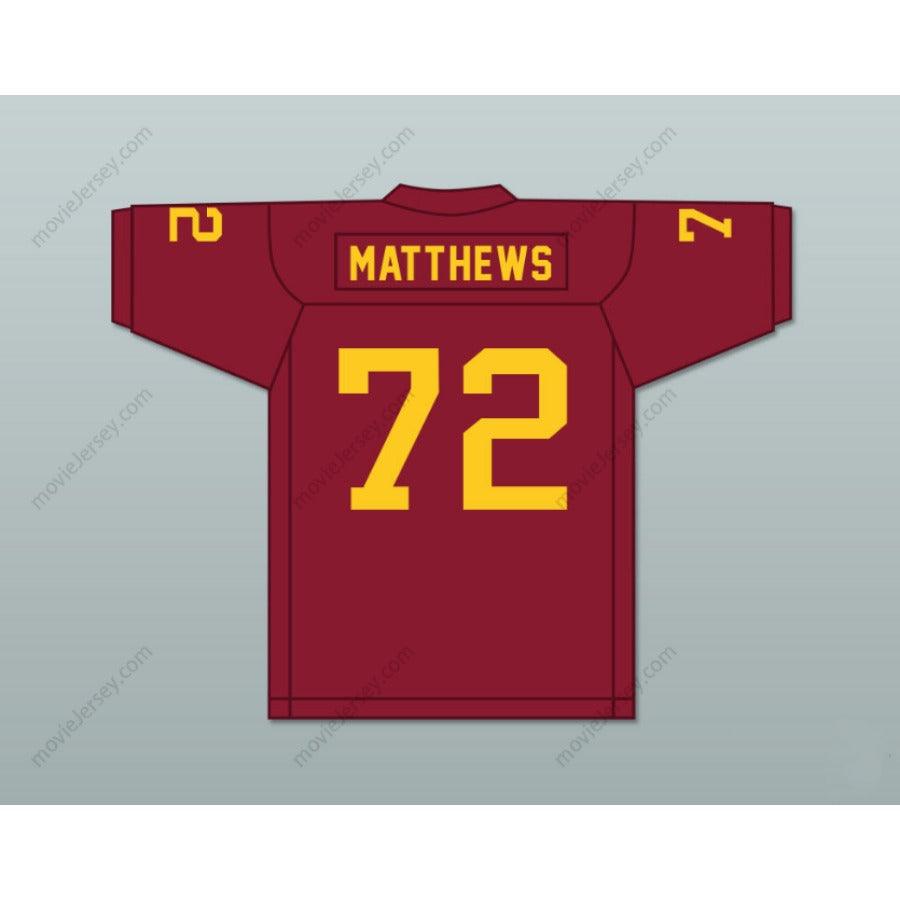 CUSTOM ANY Name Number BRUCE MATTHEWS 72 ARCADIA HIGH SCHOOL APACHES Football Jersey Top Stitched S-6XL