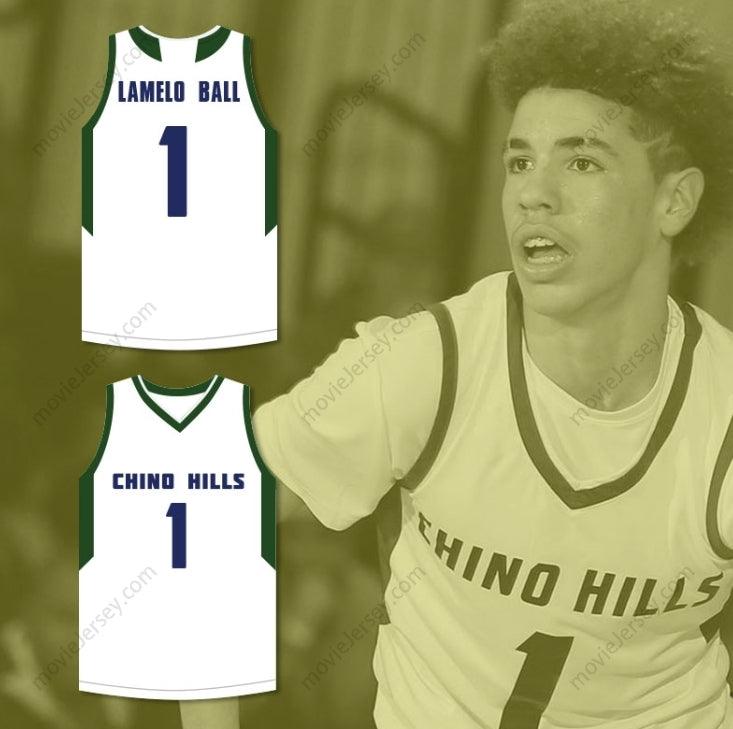 CUSTOM ANY Name Number LAMELO BALL 1   HUSKIES WHITE BASKETBALL JERSEY 2 Top Stitched S-6XL