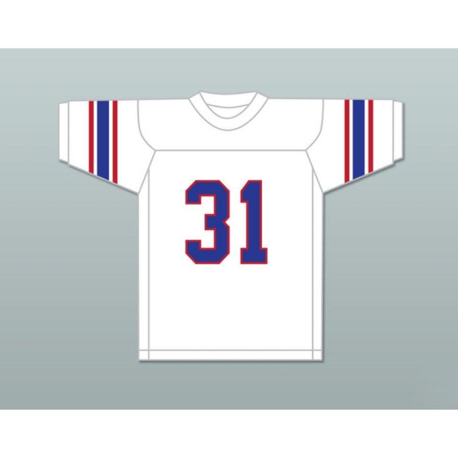 CUSTOM ANY Name Number DANA WHITE 31 HIGH SCHOOL WHITE Football Jersey Top Stitched S-6XL