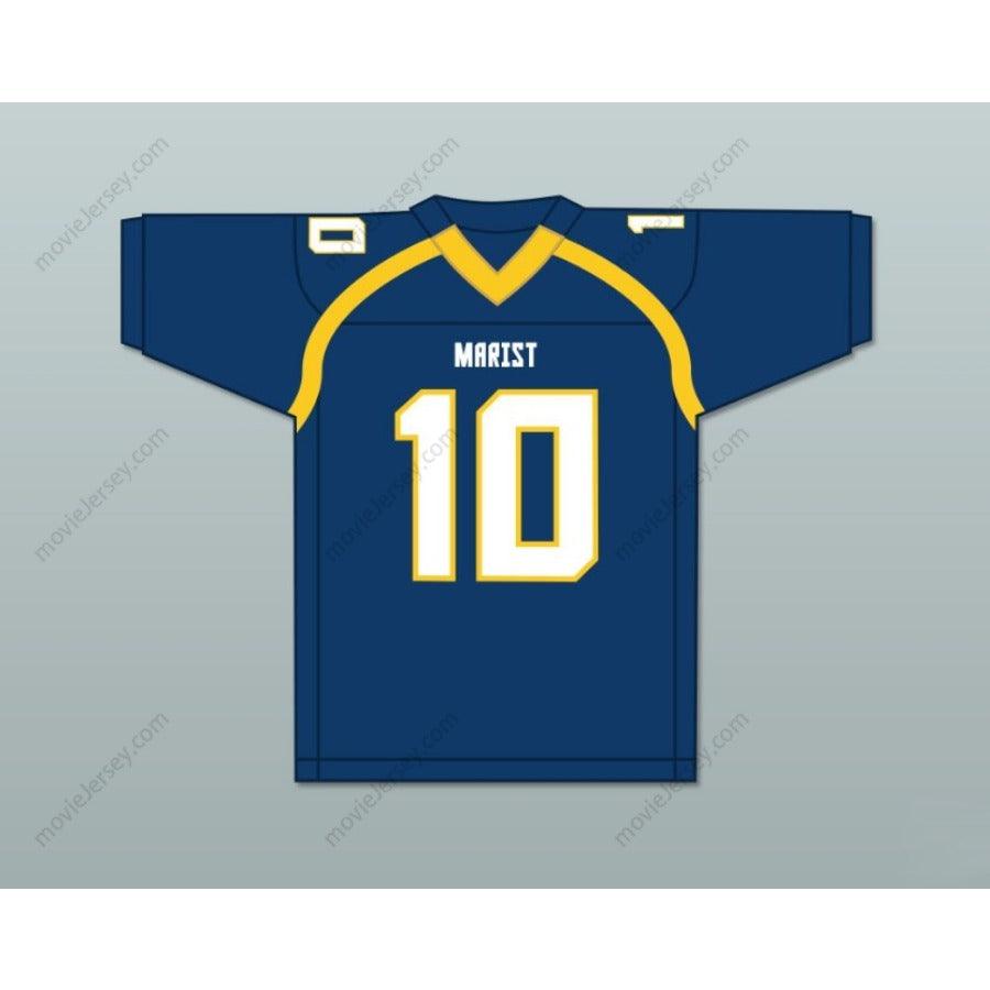 CUSTOM ANY Name Number KYLE HAMILTON 10 MARIST SCHOOL WAR  Football Jersey Top Stitched S-6XL