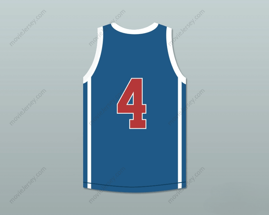 CUSTOM ANY Name Number MEKHI PHIFER ODIN JAMES 4  BLUE BASKETBALL JERSEY O MOVIE Top Stitched S-6XL