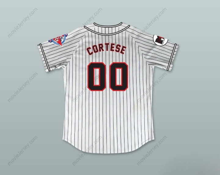 Custom Any Name Number DAN CORTESE 00 HOMEBOYS PINSTRIPED BASEBALL JERSEY 6TH ANNUAL ROCK N' JOCK SOFTBALL CHALLENGE 1995 Top Stitched S-6XL
