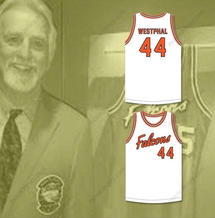 CUSTOM ANY Name Number PAUL WESTPHAL 44 AVIATION HIGH SCHOOL FALCONS WHITE BASKETBALL JERSEY Top Stitched S-6XL
