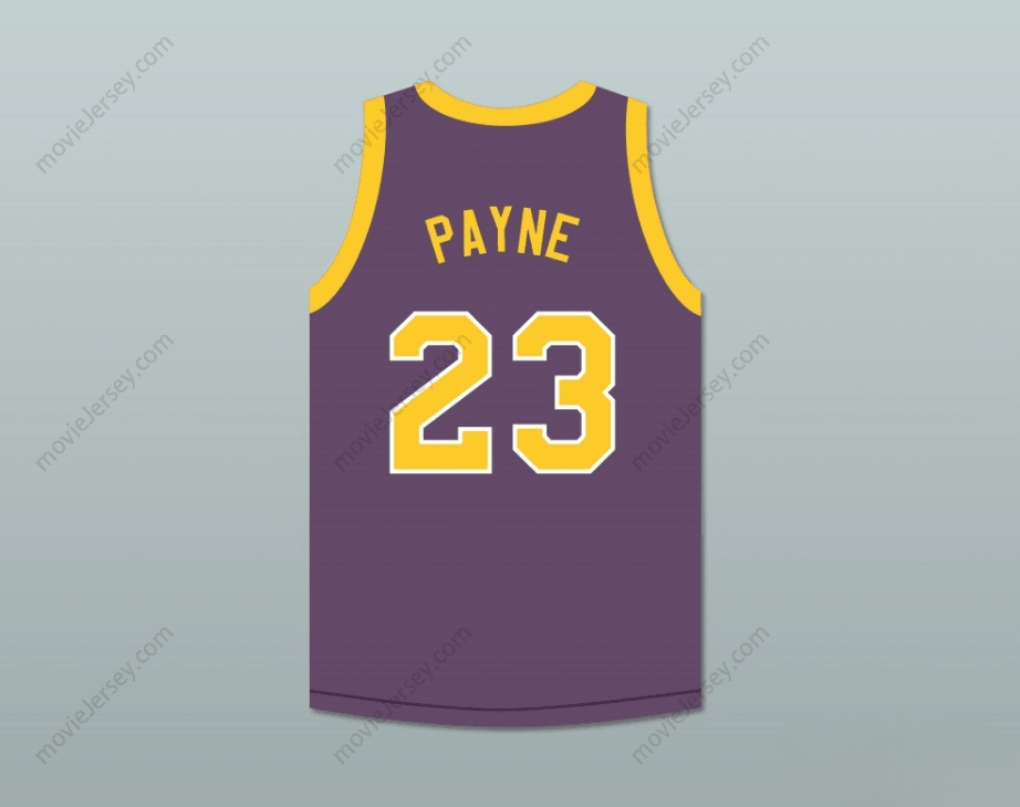 CUSTOM ANY Name Number MARTIN PAYNE 23 PURPLE BASKETBALL JERSEY WITH MARTIN PATCH Top Stitched S-6XL