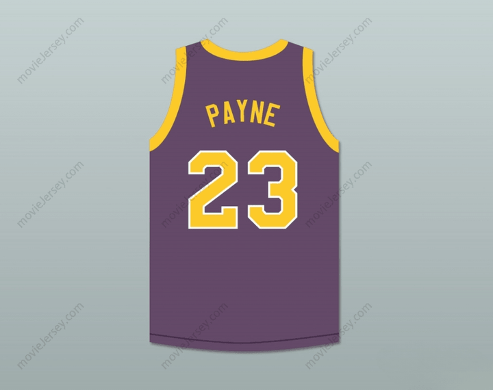 CUSTOM ANY Name Number MARTIN PAYNE 23 PURPLE BASKETBALL JERSEY WITH MARTIN PATCH Top Stitched S-6XL