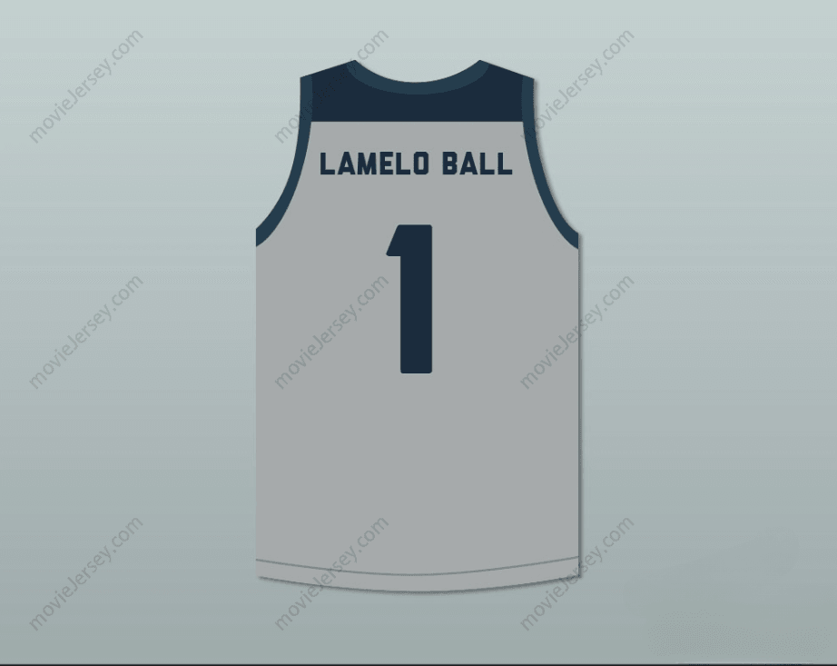 CUSTOM ANY Name Number LAMELO BALL 1   HUSKIES GRAY BASKETBALL JERSEY 92 POINTS Top Stitched S-6XL
