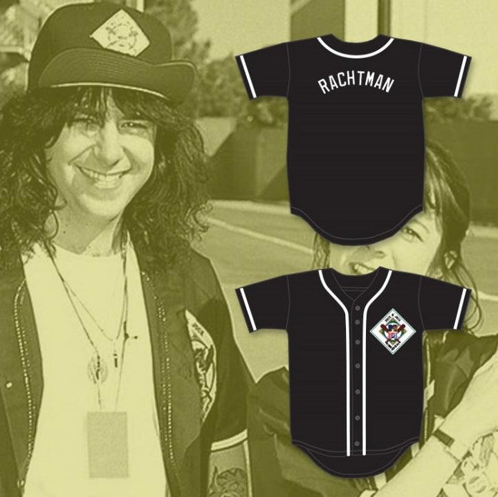 Custom Any Name Number VJ RIKI RACHTMAN AARDVARKS BASEBALL JERSEY 1ST ANNUAL ROCK N' JOCK DIAMOND DERBY 1990 Top Stitched S-6XL