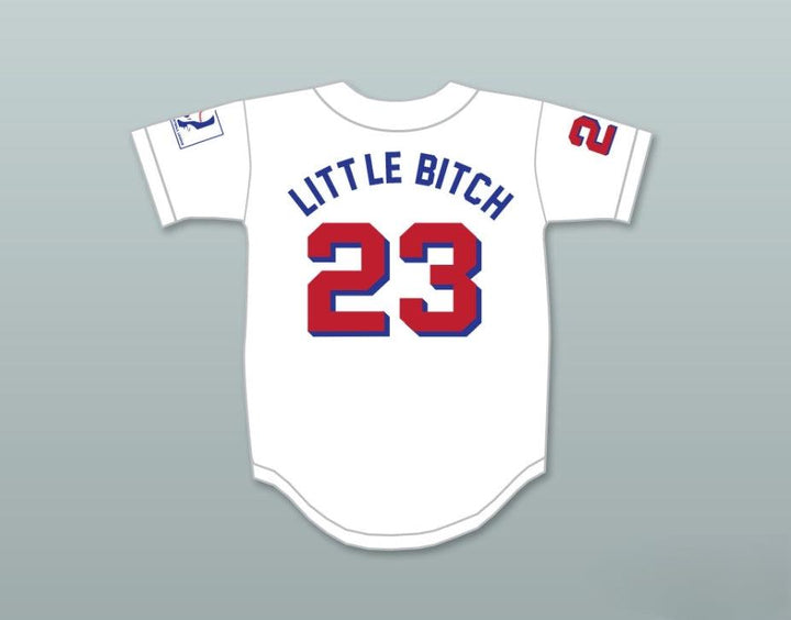 Custom Any Name Number KENNY 'LITTLE BITCH' SCOLARI 23  BEERS BASEKETBALL WHITE BASEBALL JERSEY Top Stitched S-6XL