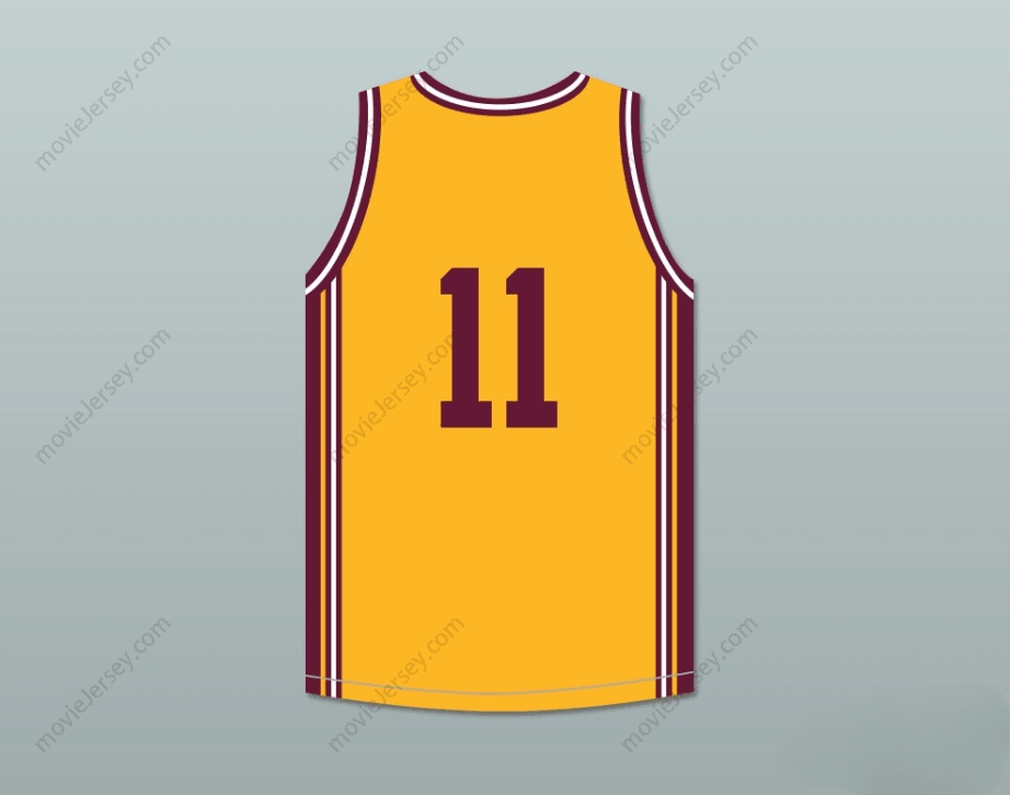 CUSTOM ANY Name Number ARTHUR AGEE 11 JOHN MARSHALL METROPOLITAN HIGH SCHOOL COMMANDOS BASKETBALL JERSEY HOOP DREAMS Top Stitched S-6XL