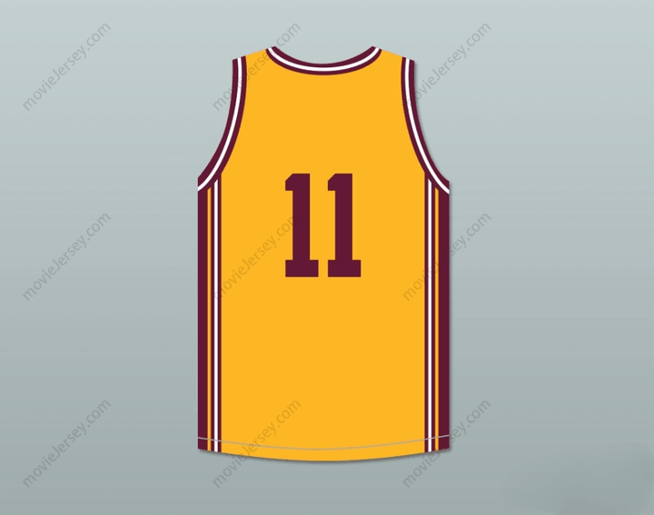 CUSTOM ANY Name Number ARTHUR AGEE 11 JOHN MARSHALL METROPOLITAN HIGH SCHOOL COMMANDOS BASKETBALL JERSEY HOOP DREAMS Top Stitched S-6XL