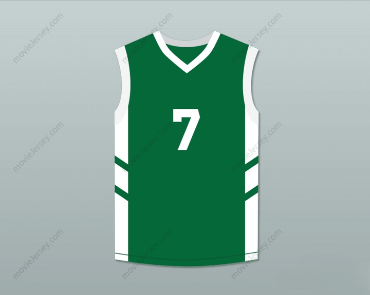 CUSTOM ANY Name Number KENNY ANDERSON 7 GREEN BASKETBALL JERSEY DENNIS RODMAN'S BIG BANG IN PYONGYANG Top Stitched S-6XL