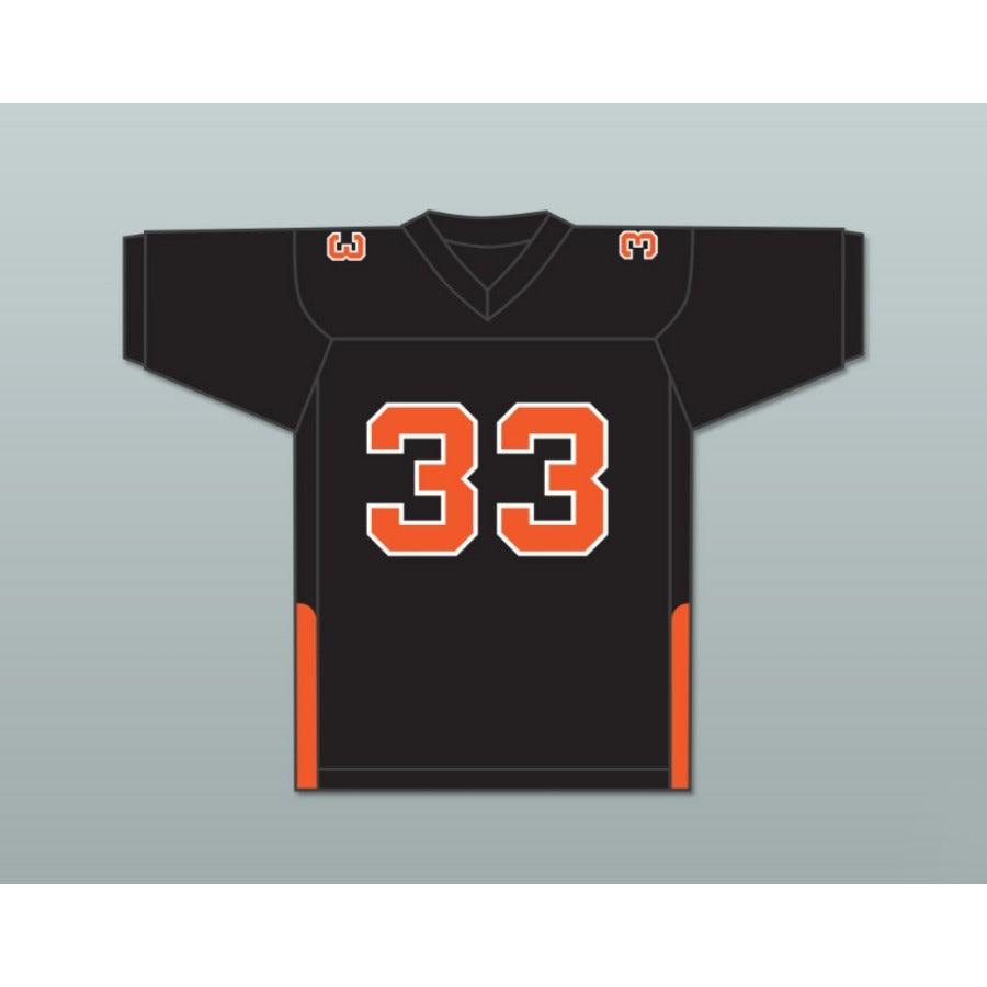 CUSTOM ANY Name Number ORC FOGTEETH 79  33 BLACK ORANGE Football Jersey Top Stitched S-6XL