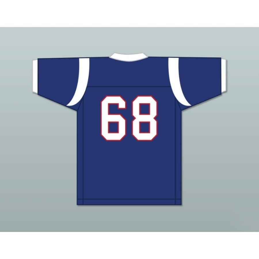 CUSTOM ANY Name Number PETER GRIFFIN 68 BLUE FOOTBALL JERSEY FAMILY GUY Top Stitched S-6XL