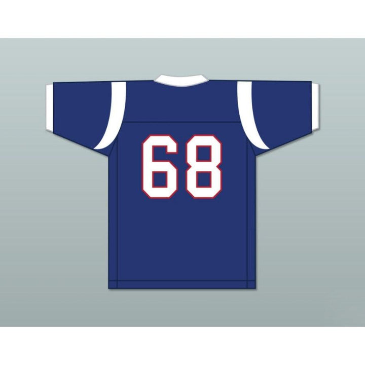 CUSTOM ANY Name Number PETER GRIFFIN 68 BLUE FOOTBALL JERSEY FAMILY GUY Top Stitched S-6XL