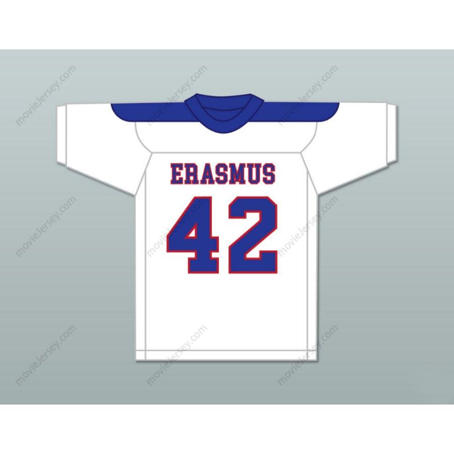 CUSTOM ANY Name Number SID LUCKMAN 42 ERASMUS HALL HIGH SCHOOL Football Jersey Top Stitched S-6XL