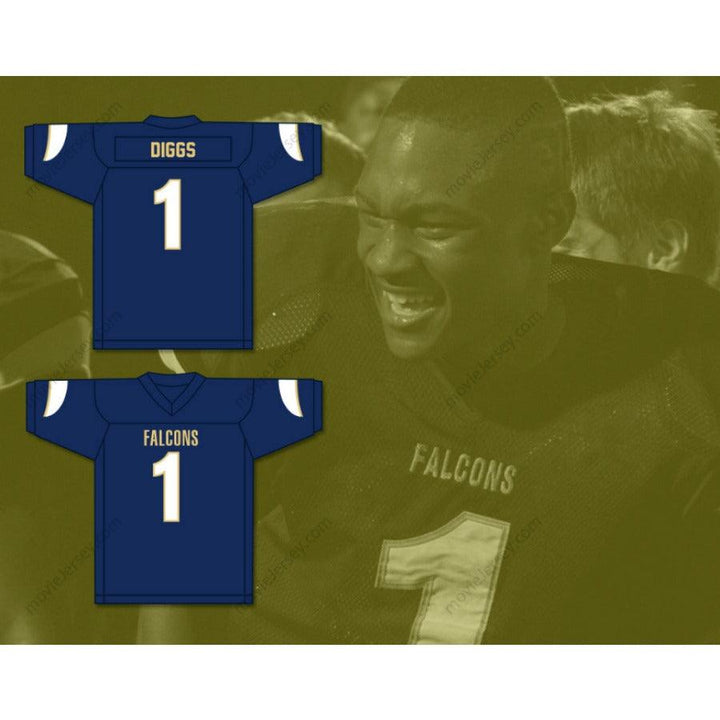 CUSTOM ANY Name Number STEFON DIGGS 1 OUR LADY OF GOOD COUNSEL HIGH SCHOOL FALCONS Football Jersey Top Stitched S-6XL