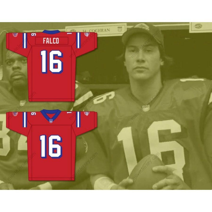 CUSTOM ANY Name Number KEANU REEVES SHANE FALCO 16 WASHINGTON SENTINELS HOME Football Jersey Top Stitched S-6XL