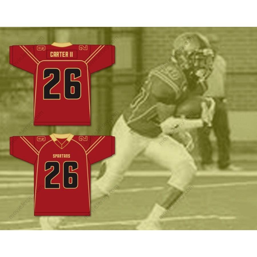 CUSTOM ANY Name Number MICHAEL CARTER II 26 SOUTH PAULDING HIGH SCHOOL SPARTANS Football Jersey Top Stitched S-6XL