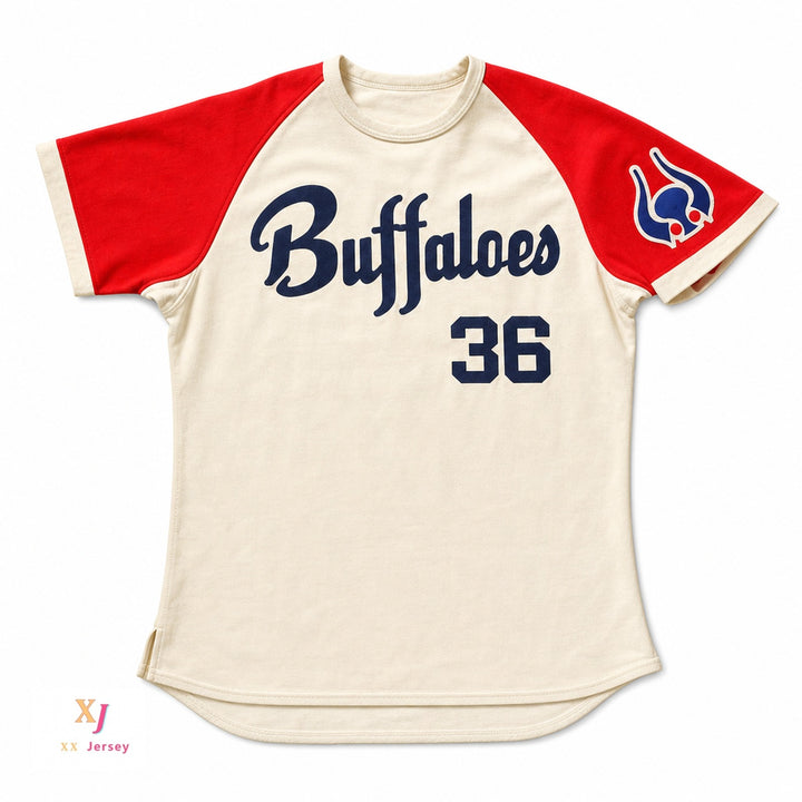 Custom Any Name Number BUFFALOES YOSHII 36 JAPAN BASEBALL JERSEY ANY NAME OR NUMBER NEW Top Stitched S-6XL