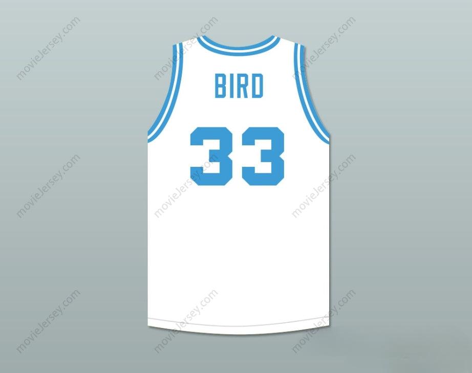 CUSTOM ANY Name Number LARRY BIRD 33 TWITTER WHITE BASKETBALL JERSEY Top Stitched S-6XL