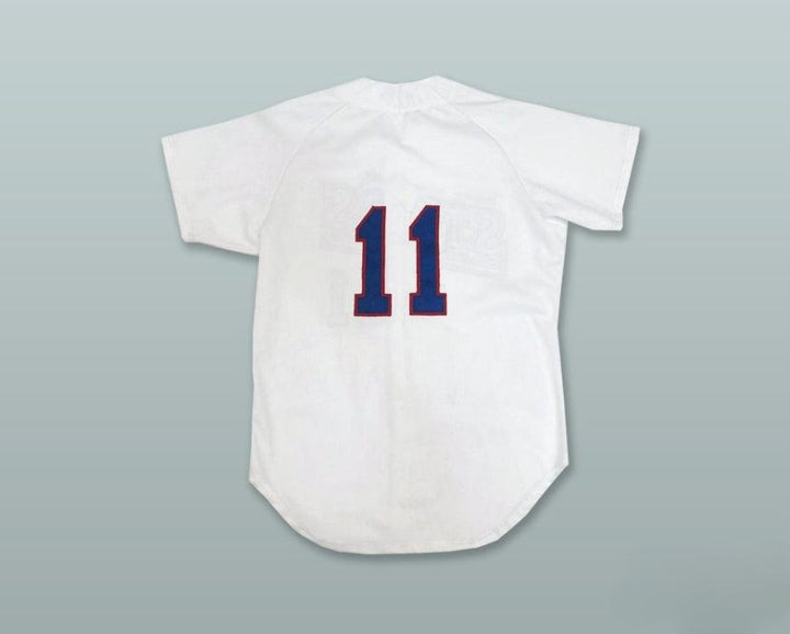 Custom Any Name Number HILO STARS 11  WHITE BASEBALL JERSEY Top Stitched S-6XL