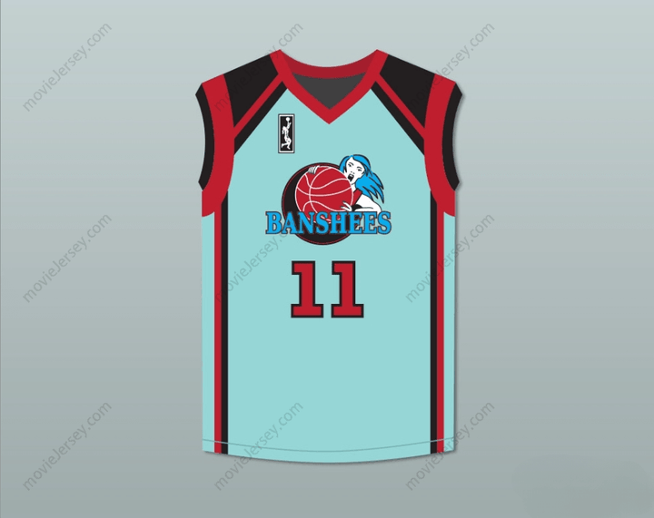 CUSTOM ANY Name Number KIM WAYANS LATISHA JANSEN 11 CHARLOTTE BANSHEES HOME BASKETBALL JERSEY WITH WUBA PATCH JUWANNA MANN Top Stitched S-6XL