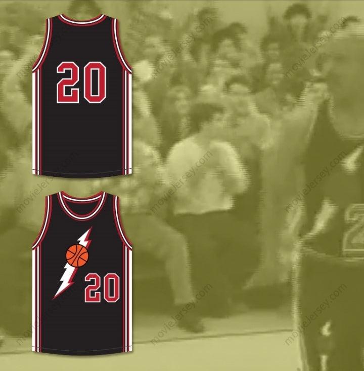 CUSTOM ANY Name Number MICHAEL WARREN MILTON WARREN 20 BLACK BASKETBALL JERSEY IN THE HOUSE Top Stitched S-6XL