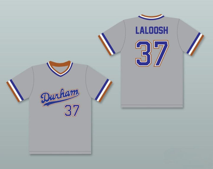 Custom Any Name Number EBBY CALVIN LALOOSH 37  GRAY BASEBALL JERSEY 2 Top Stitched S-6XL